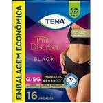 Roupa Intima Pants Tena 16un Black G/eg