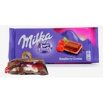 Chocolate Milka 100g Rech.framboesa