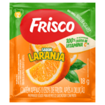 Refresco em Po Frisco 18g Laranja