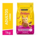 Racao P/gatos Friskies 1kg Adulto Mix Carn