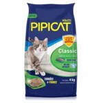 Areia P/gatos Pipicat 4kg Classic