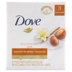 Sabonete Barra Dove 90g 3pack Karite/bau.