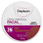Cera Crem.p/microo.depilsan 40g Facial Mel