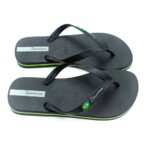 Chinelo Brasil Ipanema Preto/ Preto
