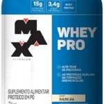 Whey Pro Max Titanium 1kg Pote Baunilha