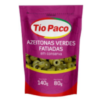 Azeitona Verde Tio Paco 80g Verde Fatiada