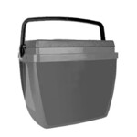 Caixa Termica Botafogo 26l Cinza