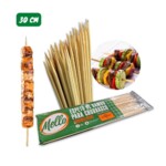 Espeto Bambu P/churrasco Mello 50un 30cm