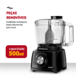 Mini Proc.t.pratic 127v Mondial Un 300w Pre.mp16b