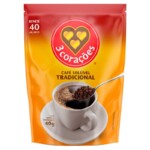 Cafe Soluvel 3 Coracoes 40g Tradicional Ref