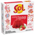 Gelatina Sol 20g Morango