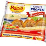 Farofa Pronta Rosa 400g Temperada