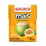 Agua de Coco Sococo 200ml Maracuja
