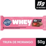 Barra Proteica Nutry Whey 50g Trufa Morango