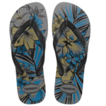 Sandalia Aloha Havaianas Pt.cinza 37/38