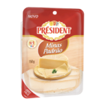 Queijo Minas Padrao President 150g Fatiado
