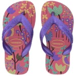 Sandalia Kids Flores Havaianas Rosa Ball.27/28