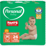 Fralda Personal Pants Baby Pro.&sec 26un M