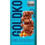 Chocolate Ao Leite Goldko 80g Carame.flor Sal