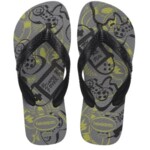 Sandalia Kids Athletic Havaianas Cinza Aco 35/36