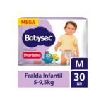Fralda Desc.babysec Ultra Shortinho Mega 26un M