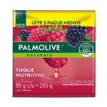 Sabonete Barra Palmolive 85g 3pack Raspberry&black