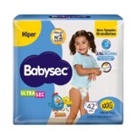Fralda Desc.babysec Hiper 42un Xxxg
