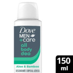Desod.aero.all Body Men Dove 150ml Aloe&bamboo