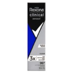 Desod.aerossol Clinic.rexona 150ml Men Clin.cle.