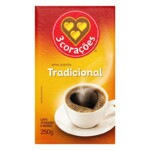 Cafe 3 Coracoes 250g Vacuo Trad.