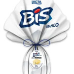 Ovo de Pascoa Lacta 234g 15 Bis Branco