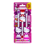 Escova Dental Infantil Jadepro 3un Hello Kit.mac.