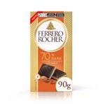 Chocolate Ferrero Rocher 90g 70% D.caramelo