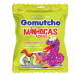 Bala de Goma Gomutcho 64g Minhocas Sort.