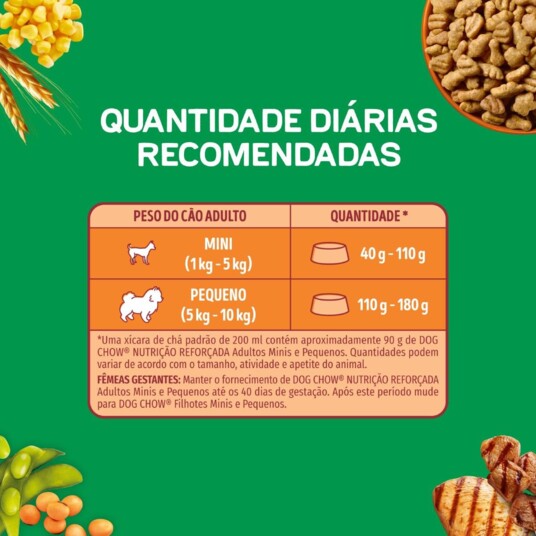 Racao P/caes Dog Chow 900g Ad.min.pequeno
