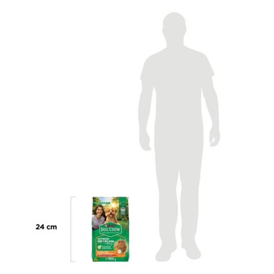 Racao P/caes Dog Chow 900g Ad.min.pequeno