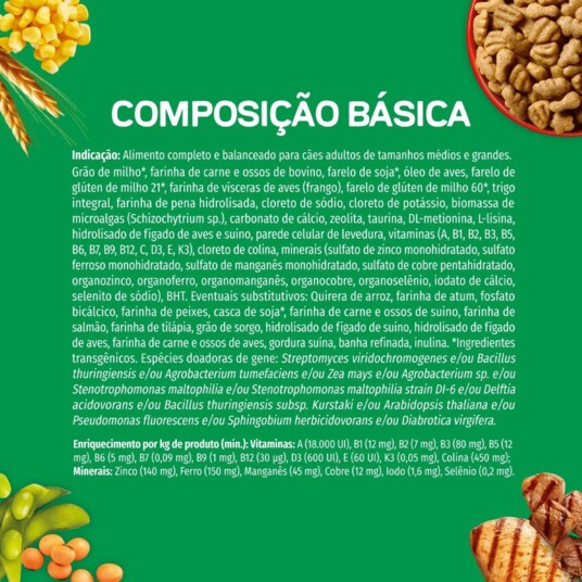 Racao P/caes Dog Chow 900g Ad.med.grande