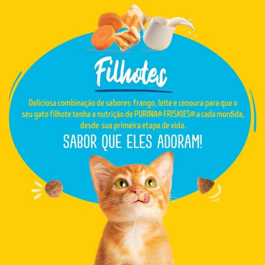 Racao P/gatos Friskies 850g Filhote/frango
