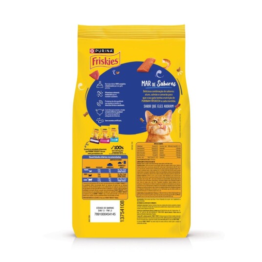 Racao P/gatos Friskies 850g Mar de Sabores