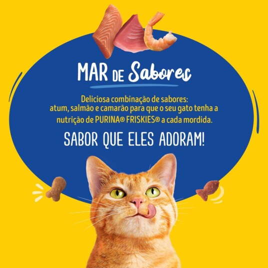 Racao P/gatos Friskies 850g Mar de Sabores