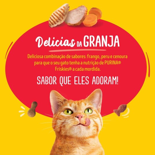 Racao P/gatos Friskies 850g Delicias Granja