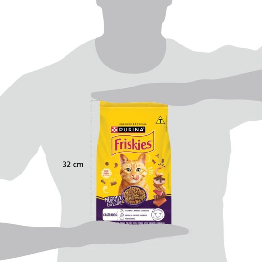 Racao P/gatos Friskies 850g Megamix Castrad