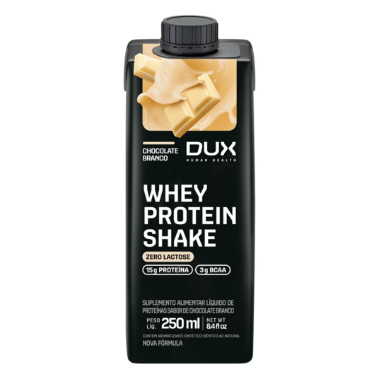 Whey Protein Shake Dux 250ml Chocolate Branc