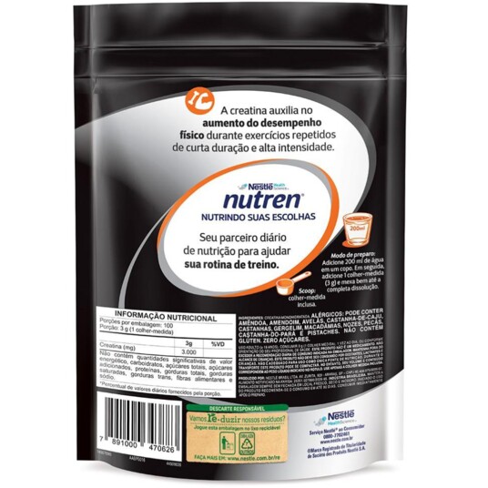 Creatina Nutren 300g Sachet