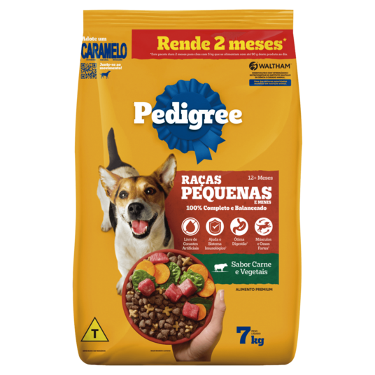 Alim.p/caes Pedigree 7kg Ad.rac.min./peq