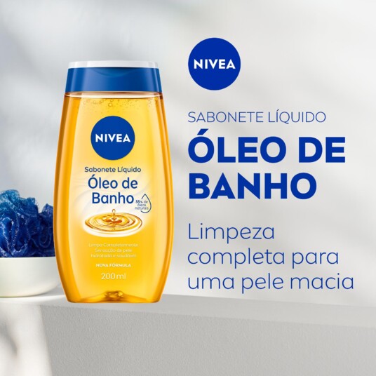 Sabonete Liq.nivea 200ml Oleo de Banho