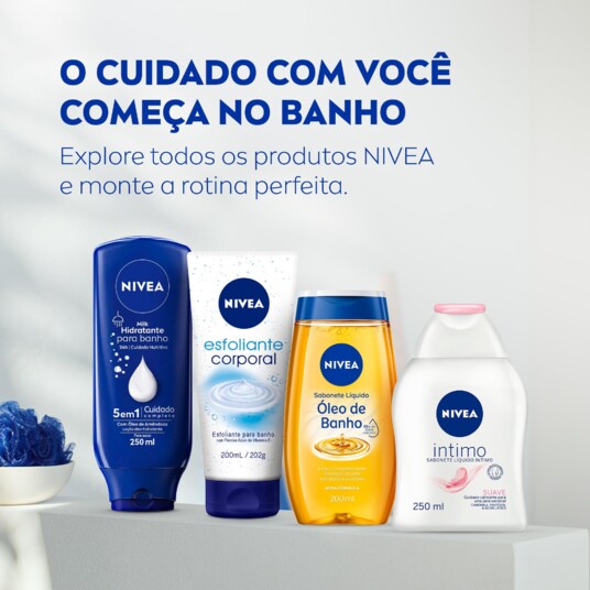 Sabonete Liq.nivea 200ml Oleo de Banho