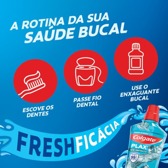 Enxaguante Bucal Colgate L750p500ml S/alc.plax Ice
