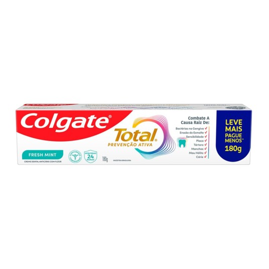 Creme Dental Colgate Total 180g Fresh Mint