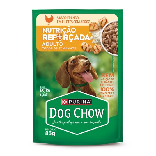 Papinha P/caes Dog Chow 85g Ad.fgo.arroz